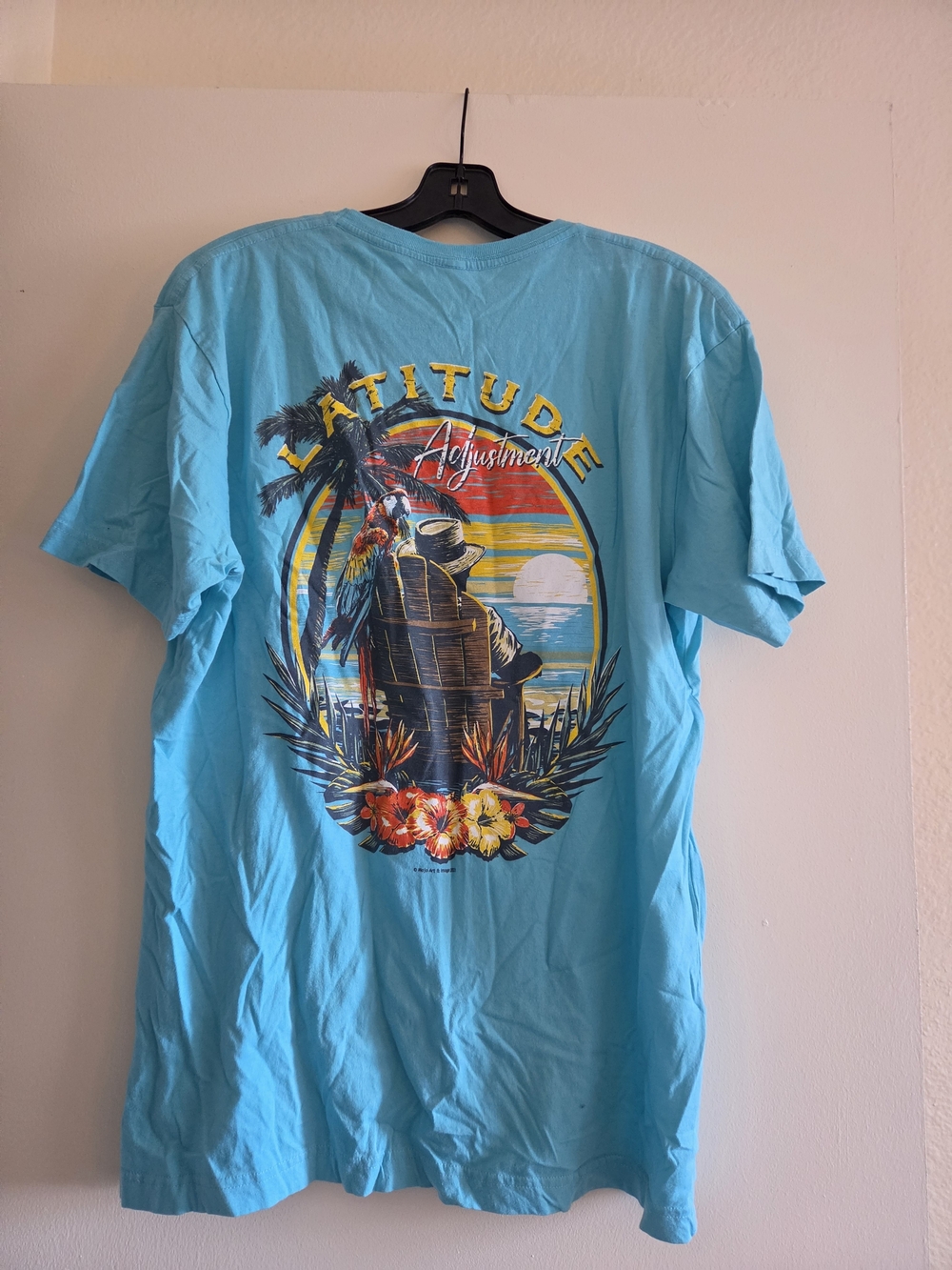 Men’s Lattitude Adjustment Graphic Tee - Turquoise